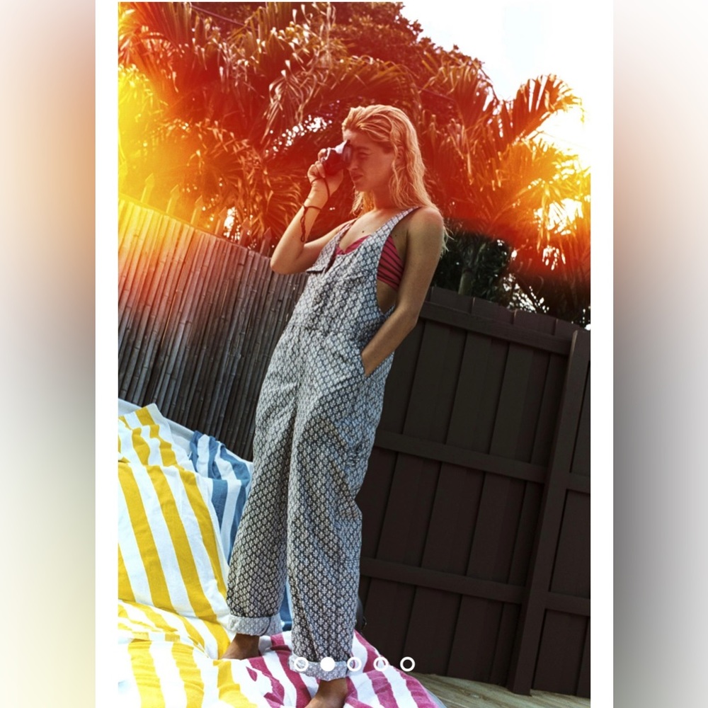 Urban Outfitters Camille Printed Overall